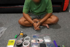 Ditresnarkoba Polda Jateng Bekuk Tiga Kurir Narkotika di Exit Tol Tingkir Salatiga, Amankan 49 Paket Sabu