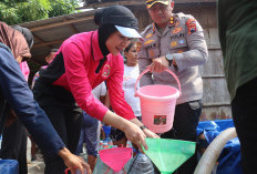 Warga Tardampak Kekeringan, Polres Boyolali Distribusikan 95 Ribu Liter Air Bersih untuk 2 Desa di Boyolali