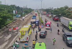 Jelang Mudik Lebaran 2026, Proyek Jalan Kaligawe Semarang Disetop Sementara, Polisi Terapkan Contraflow 