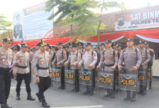 Polres Tegal Gelar Apel Antisipasi Kontinjensi dan Latihan Penanggulangan Massa