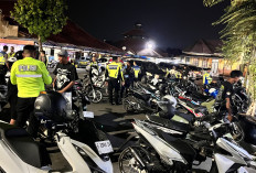 Polres Tegal Amankan 44 Motor Berknalpot Brong dalam Patroli Malam