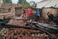 Lupa Matikan Kompor, Rumah Warga Tamansari Tegal Ludes Terbakar