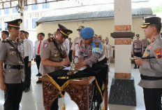 Kapolres Demak Beri Peringatan Tegas saat Sertijab, Kasat Lantas dan Kapolsek Mranggen Berganti