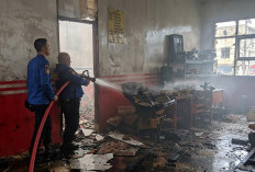 Lupa Padamkan Api Unggun Perjumsa, Gedung Praktik SMK Al Amiriyah Lebaksiu Ludes Terbakar