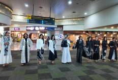 Bandara Ahmad Yani Disulap Jadi Panggung Budaya, Fashion Show Kartini dan Tari Dugderan Hipnotis Penumpang