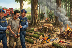 Bakar Hutan Ngawi untuk Perluas Lahan Jagung, Warga Blora Diamankan Polisi 