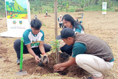 Kawasan Lereng Muria Kritis, Remaja Kudus Tanam Ribuan Pohon
