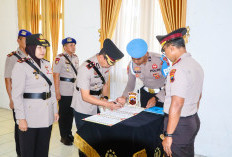 Rotasi di Polres Tegal Kota, Kapolres Ingatkan Pejabat Baru Jaga Kehormatan dan Kepercayaan!