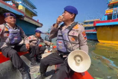 Menuju Perairan Aru, Puluhan Taruna SMK Pelayaran NTB Ditempa Satpolairud Polresta Pati