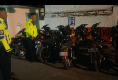 Satlantas Polres Salatiga Angkut Belasan Motor Knalpot Brong Beserta Joki 