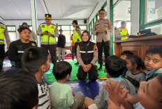 Pulihkan Psikologis Korban Banjir, Polres Pemalang dan Bhayangkari Gelar Bakti Sosial dan Trauma Healing