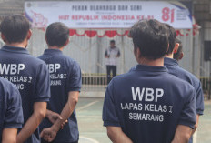 Lapas Kelas I Semarang Gelar Porseni Sambut HUT ke-81 RI, Warga Binaan Ikuti Beragam Lomba