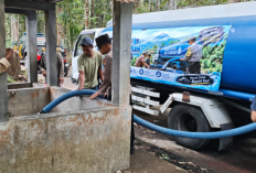 Kekeringan di Wonosegoro Boyolali Berlanjut, Polsek Turun Tangan Dropping 18.000 liter Air Bersih