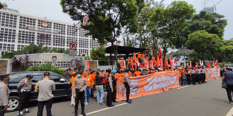 May Day, Buruh Menolak Pelaksanaan Pemilu Serentak Digeser