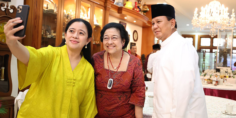 Jadi Tamu Terbatas, Prabowo dan Megawati Ngobrol Santai
