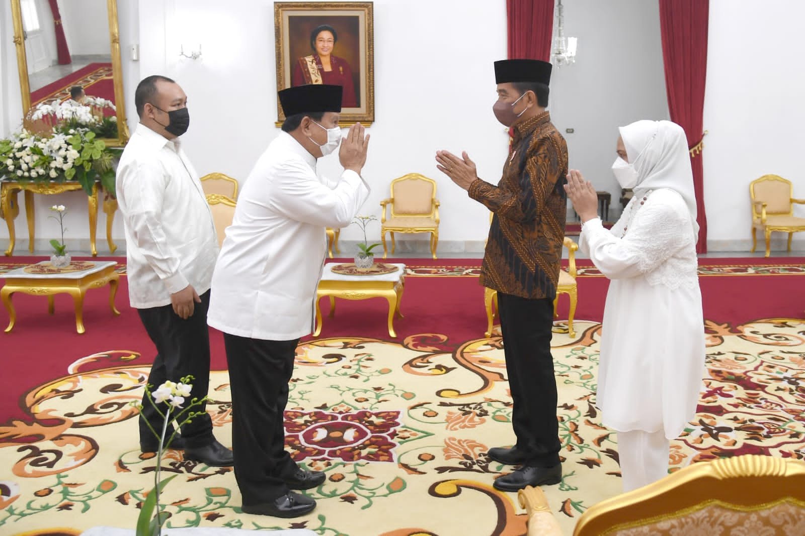 Prabowo Ajak Orang Dekat saat Berkunjung ke Presiden Jokowi di Yogyakarta
